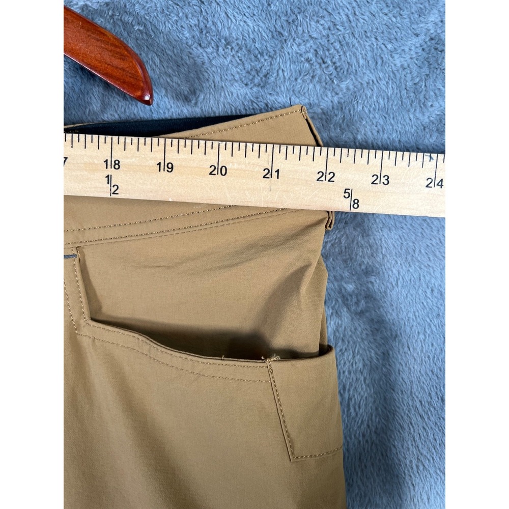 Truewerk T1 WerkShort Mens 42x11 Brown Work Cargo Performance Stretch Shorts - Picture 4 of 15